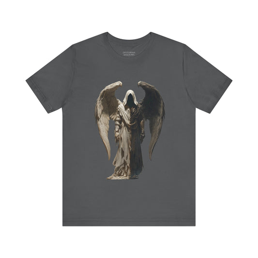 Gothic Fallen Angel Graphic Tee, Unisex T-Shirt, Casualwear, Gift for Him, Gift for Her, Alternative Style, Halloween Clothing, Spiritual Apparel